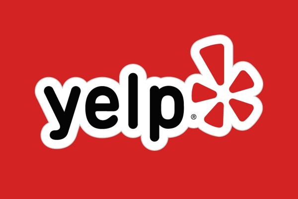 yelp logo red background